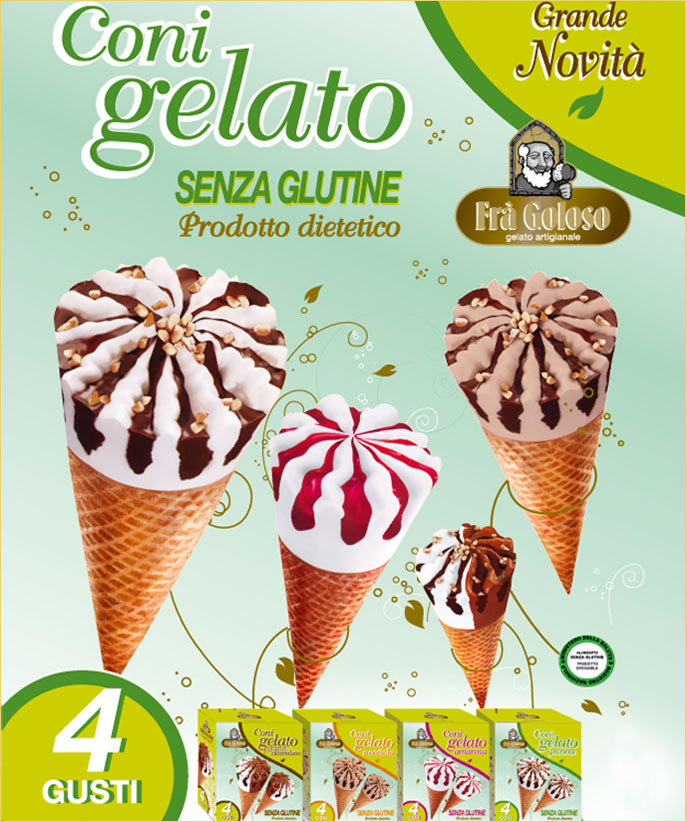 Gelato Fra Goloso Coni senza glutine